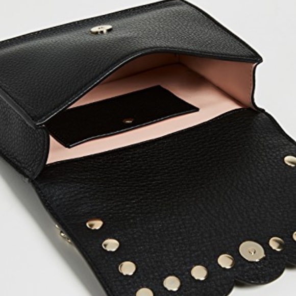 Rare🔥Authentic Kate Spade leather/pearls chain flap magnetic Crosby - Picture 3 of 8